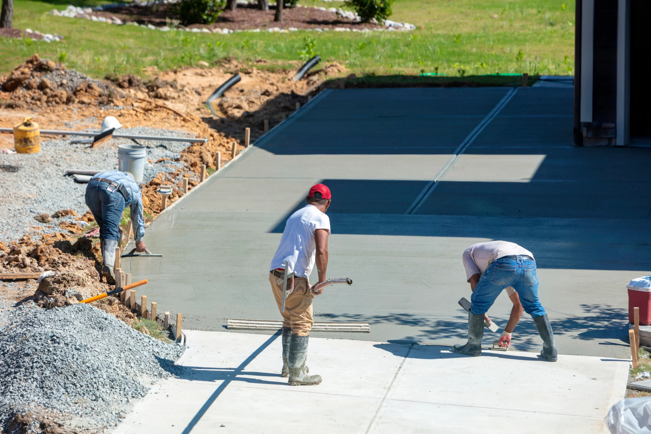 Concrete professionals at work