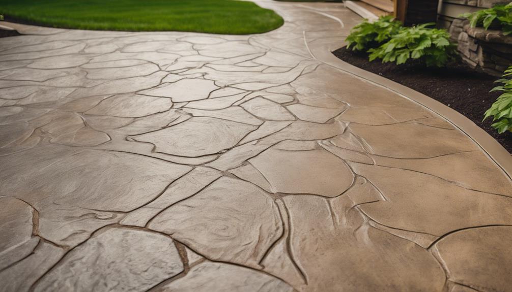 Maple Grove stamped concrete