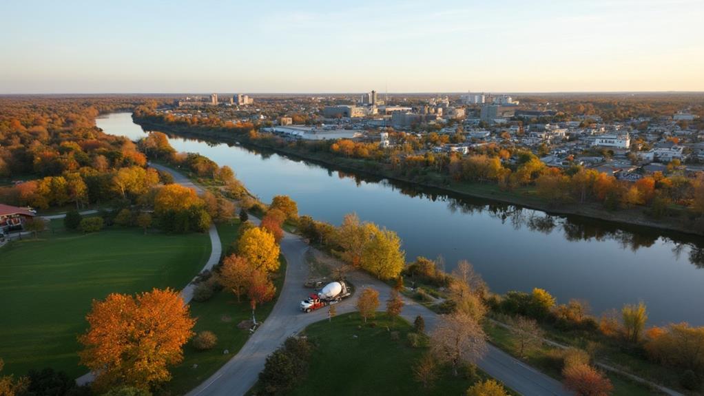 charming community by river