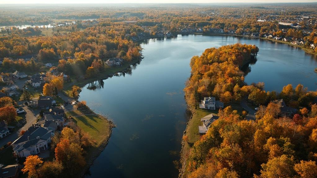 charming lakeside community atmosphere