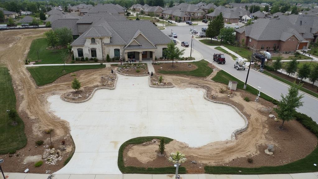 concrete construction services for residences and businesses