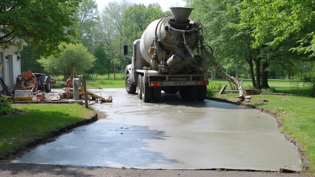 concrete contractor services in long lake