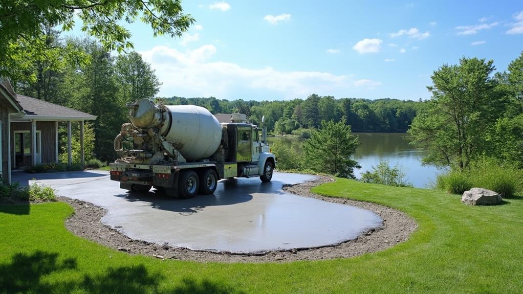 concrete contractor services in minnetrista