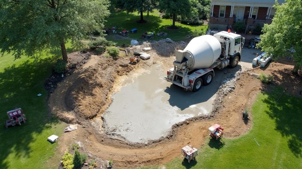 concrete services in franklin mn