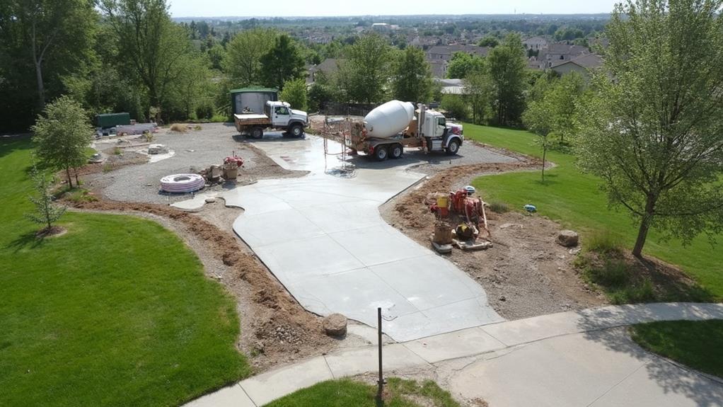 concrete services in fridley