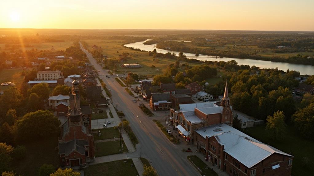 quaint midwestern town in minnesota