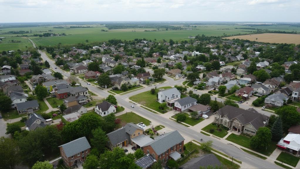 small minnesota countryside town