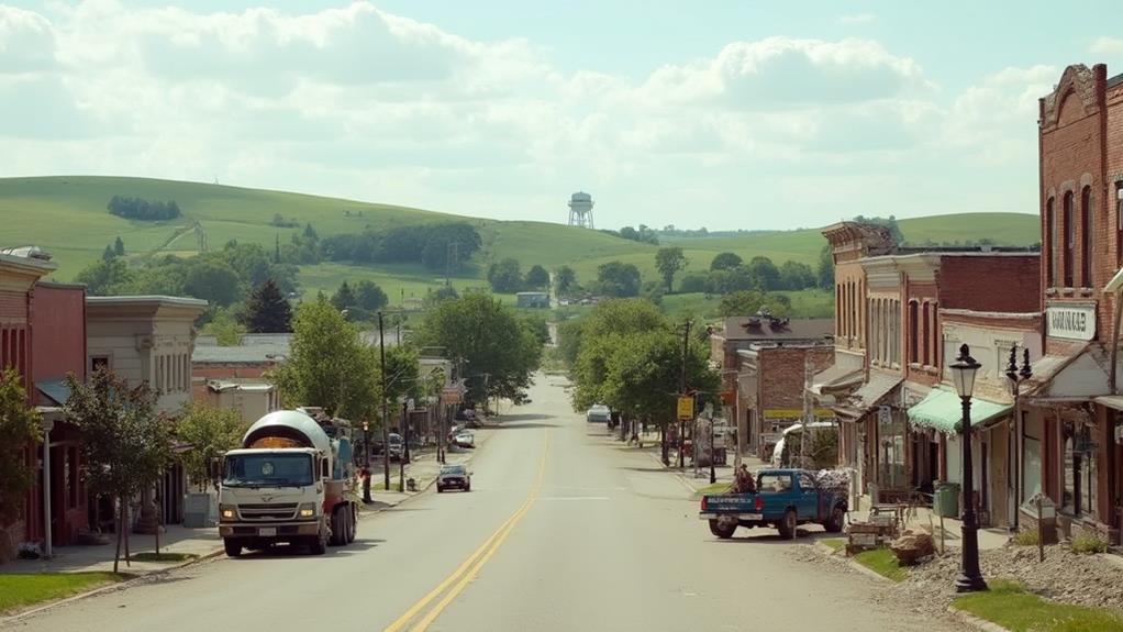 small rural minnesota town