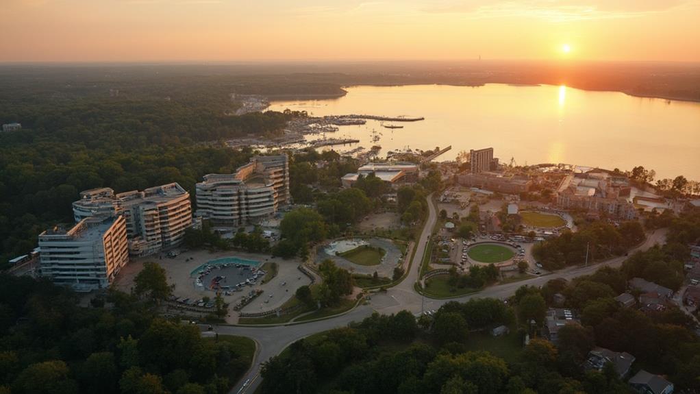 small tranquil minnesotan town