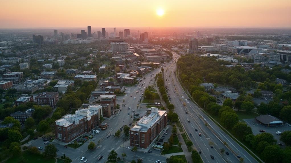 suburban minneapolis community with diverse residents