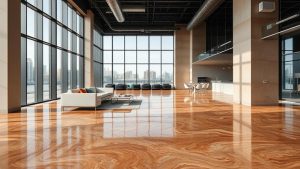 decorative commercial concrete flooring enhancement