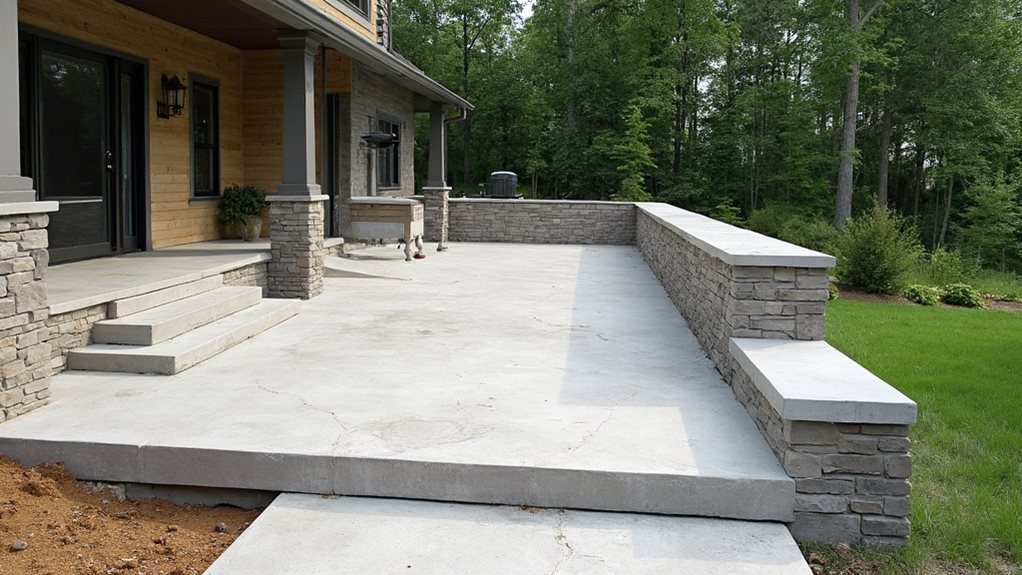 concrete contractor services in arden hills