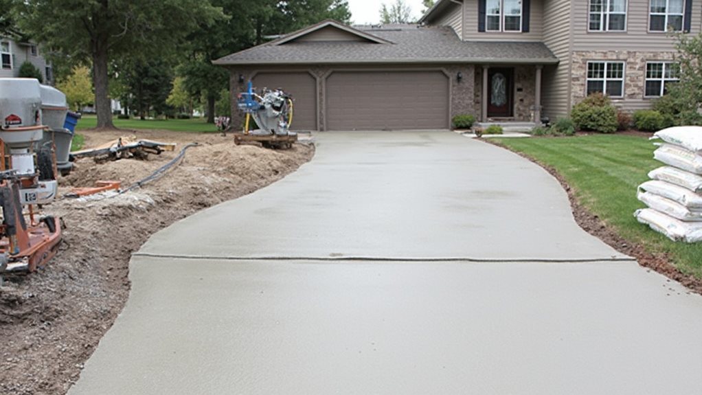 concrete contractor services offered andover mn