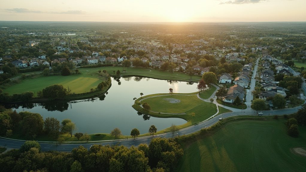 prosperous suburban community near minneapolis