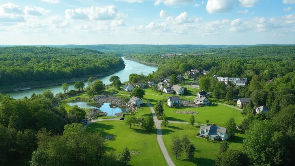 quaint suburban minnesota community