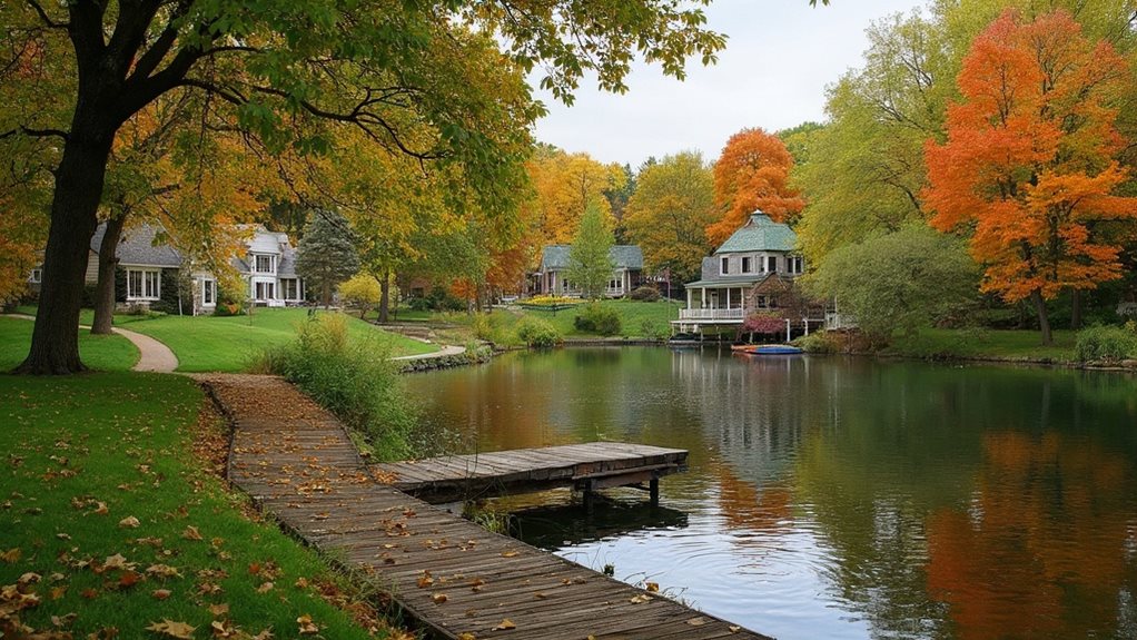 quiet midwestern suburban community