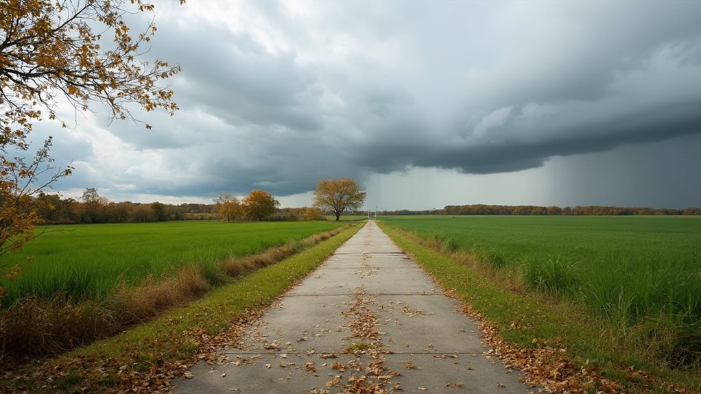 rainy cloudy cool mn weather