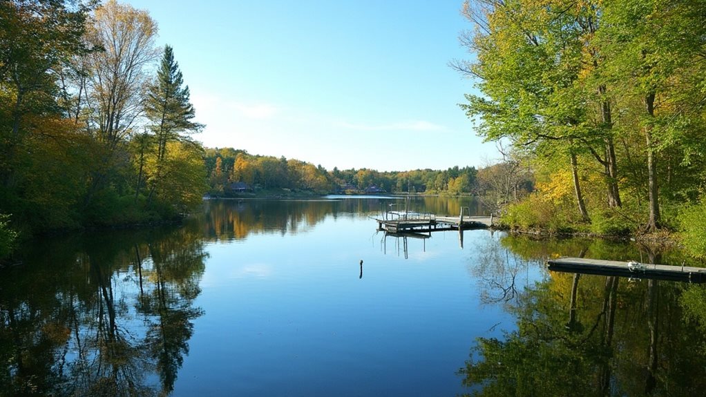 scenic lakeside community in minnesota