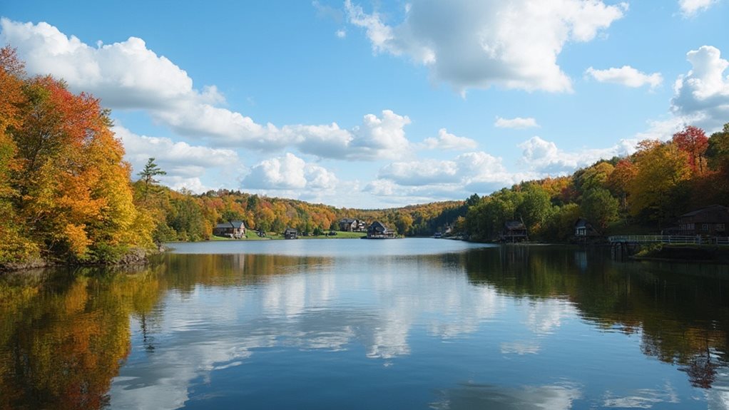 scenic rural minnesota town